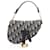 Mini Borsa Saddle Oblique Dior Blu  - vista 1
