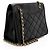 Borsa a Spalla in Pelle Savannah con Catena Tory Burch Nero - vista 2