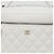 Vanity Chanel Borsa Tote con Manico Superiore in Caviale Bianco - vista 3