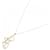 Autre Marque Au750 Three Stone Heart Diamond Necklace Golden  - view 2