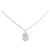 Autre Marque Collana con croce di diamante in oro bianco Au750 Argento