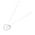 Autre Marque Au750 White Gold Diamond Necklace Silvery  - view 2