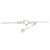 Autre Marque Au750 White Gold Diamond Necklace Silvery  - view 5