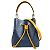 Néonoé Borsa a Spalla NeoNoe BB in Pelle Epi Louis Vuitton Arancione Blu navy