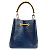 Néonoé Borsa a Spalla NeoNoe BB in Pelle Epi Louis Vuitton Arancione Blu navy - vista 3
