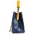Néonoé Borsa a Spalla NeoNoe BB in Pelle Epi Louis Vuitton Arancione Blu navy - vista 5