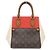 Louis Vuitton Monogram Fold Tote PM Handbag Black Cream Fuschia - view 2