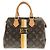 Borsa Boston Speedy 25cm Monogramma Louis Vuitton Marrone
