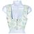 Camiseta de Seda Prada Prata Azul claro - vista 3