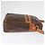 Céline Celine Vintage Macadam Schultertasche aus Canvas und Leder Braun - Ansicht 3