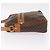 Céline Celine Vintage Macadam Schultertasche aus Canvas und Leder Braun - Ansicht 4