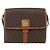 Céline Celine Vintage Macadam Canvas et Cuir Marron