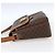 Céline Celine Vintage Macadam Canvas et Cuir Marron - vue 3