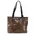 Céline Celine Vintage Macadam Schultertasche Macadam Canva Vinyl Braun