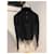 Chanel Pullover aus schwarzem Kaschmir und weißem CC - Ansicht 3