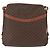 Céline Celine Vintage Macadam Tela e Pelle Marrone - vista 2