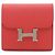 Hermès HERMES Cartera Compacta Bi-fold Constance Rosa Fucsia - vista 2