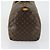 Borsa Keepall Louis Vuitton in tela Monogram 55 Marrone - vista 3