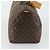 Borsa Keepall Louis Vuitton in tela Monogram 55 Marrone - vista 4