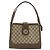 Gucci Borsa a Spalla GG Supreme PVC Beige Oro Auth 164473 D'oro - vista 2