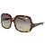 Autre Marque Christian Roth 14253 Oversized Square Sunglasses Tortoiseshell Frame Gradient Brown