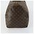 Borsa Keepall Louis Vuitton in tela Monogram 55 Marrone - vista 4