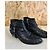 Anine Bing Stivaletti in pelle nera con borchie Nero - vista 2