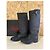 Botas altas texturizadas Free Lance negras Negro - vista 2