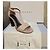 Sandali Marni in pelle verniciata beige - vista 3
