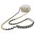Borsa a spalla a catena Chanel 19 Round Clutch Marrone - vista 6