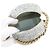 Borsa a spalla a catena Chanel 19 Round Clutch Marrone - vista 7