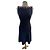 Blumarine Kleid aus schwarzer Seide mit Perlen und Fell