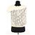 Louis Vuitton Ecru-farbene Pelzbluse Roh - Ansicht 4