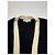 Vintage Courreges Paris Gestreifter Cardigan Schwarz Weiß M - Ansicht 6
