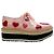 Prada Pink Patentleder Plattform-Espadrilles mit Herzen - Ansicht 2