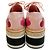 Prada Pink Patentleder Plattform-Espadrilles mit Herzen - Ansicht 5