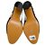 Pumps Slingback in Satin Nero Alexandre Vauthier con Punta Dorata - vista 11
