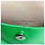 Borsa a tracolla micro The Curve verde di Alexander McQueen - vista 4