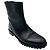 Botas de tornozelo de couro preto Manolo Blahnik