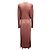 Vestido Maxi de Jersey Malva Bottega Veneta Rosa - vista 3