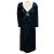 Maje Schwarzes Valentina Midi-Kleid mit Schleife Aje