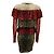 Fuzzi Red Multi Leopard Printed Tiered Mesh Dress Multiple colors - view 3