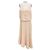 Vestido midi de crepé rosa blush Reiss