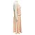 Vestido midi de crepé rosa blush Reiss - vista 2