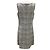 Abito senza maniche in lana e cashmere a quadri houndstooth beige / nero di Prada - vista 3