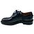 Scarpe Derby in pelle blu navy con cinturini di Lanvin - vista 3