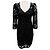 Schwarzes Spitzen-Cocktailkleid von Nanette Lepore