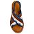Robert Clergerie Blue / Tan Platform Sandals - view 4