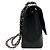 Borsa a spalla a doppio flap in pelle caviar nera Chanel 2013 Nero - vista 2