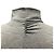 Grauer Cashmere-Pullover mit langem Arm, Stehkragen, Rüschen und Strassverzierungen von Brunello Cucinelli - Ansicht 4